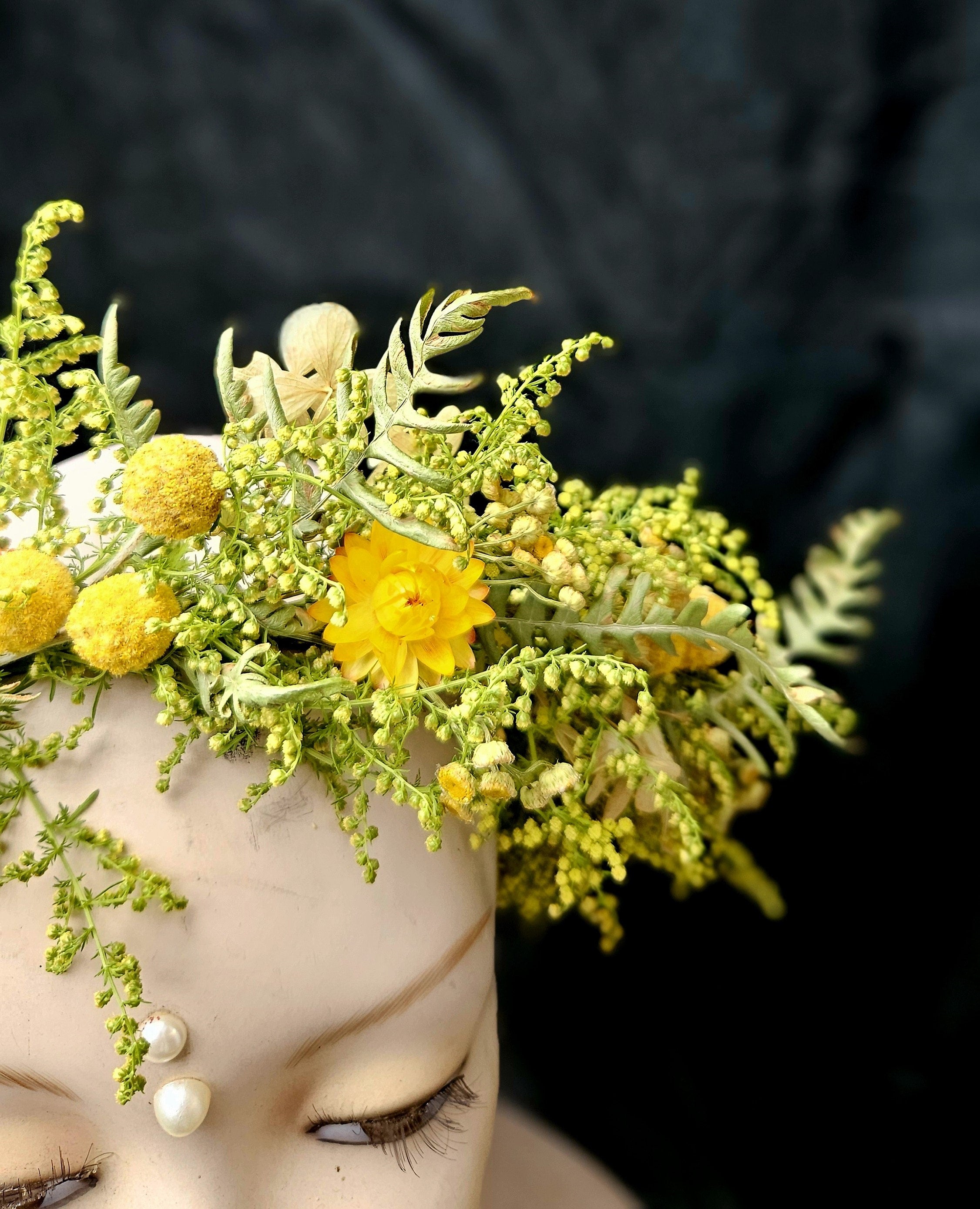 Custom Dried Flower Crown | Farm Hand Farm